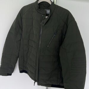 Michael Kors Green Quilted Puffer Jacket men’s